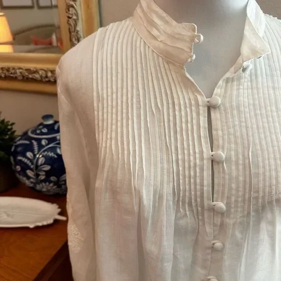 NWT Veronica Beard Amandine Blouse - Size 8 - Picture 7 of 13